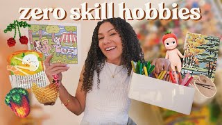 15 Beginner Cozy Hobbies  zero skills required to jump in [upl. by Aimet834]