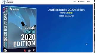 Giveaway  Audials Radio 2020 Edition 100 Discount [upl. by Imot]