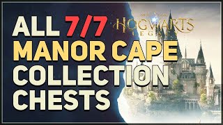 All 7 Manor Cape Collection Chest Locations Hogwarts Legacy [upl. by Yensehc]