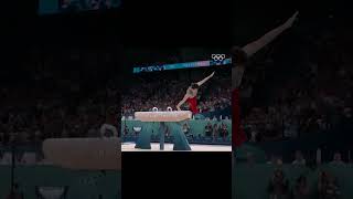 Stephen Nedoroscik nailed the pommel horse for Team USA 🇺🇸 Olympics Paris2024 Sports Gymnastics [upl. by Assyle]