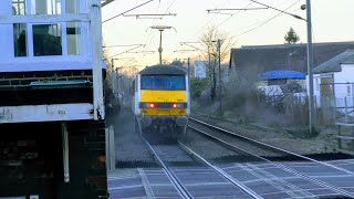 Valentines Day Trainspotting at Stowmarket GEML  140219 [upl. by Say]