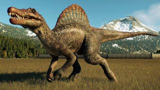 Jurassic World Evolution 2  Spinosaurus Gameplay PS5 UHD 4K60FPS [upl. by Eimyaj]