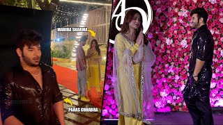 Paras Chhabra and Mahira Sharma IGNORE Each Other  Ex Couple arrives at Arti Singh Sangeet [upl. by Naujed]