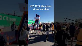 TCS 2024 NyC Marathon start line subscribe motivation health fitness running shorts reels [upl. by Tessa]