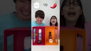 Candy Stick Vs Chili Sauce Eating Challenge 😅 foodchallenge​​ lovehumanity​​ shortvideo [upl. by Genny198]