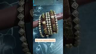 Silk thread bangles available all size and colour for your outfit shorts bangles gifts [upl. by Evonne]