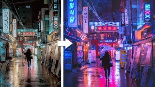 How to Give Your Photos the Cyberpunk Look in Photoshop [upl. by Cindi]