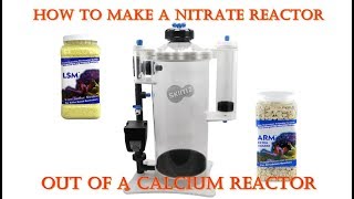 How to make a Nitrate Reactor out of a Calcium Reactor [upl. by Ahsats]