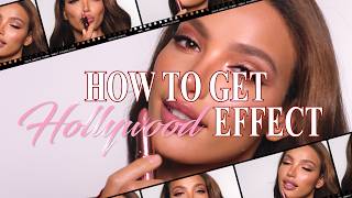 How to Get The Hollywood Makeup Look ft NEW Icon Baby Lipstick  Charlotte Tilbury [upl. by Adirf]