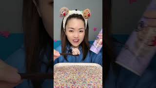 Wax bottle candies Try all kinds of weird candies Internet celebrity snack discovery 55 [upl. by Zollie]