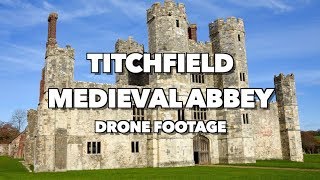 Titchfield Medieval Abbey UK  4K Drone Footage [upl. by Casie]