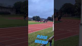 Us Portsmouth players warmup before vs liphook Utd in the first round Russell cotes cup [upl. by Linette]