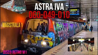 4K60 ✨ Trenul de metrou ASTRA IVA 060049010 întro vizită surpriză pe Magistrala 1 18112022 [upl. by Fleischer]