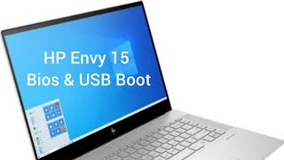 HP Envy 15 bios amp USB boot [upl. by Oicirbaf]