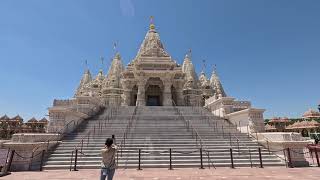 Walking Tour of BAPS Swaminarayan Akshardham Temple Robbinsville Twp New Jersey [upl. by Aliled108]