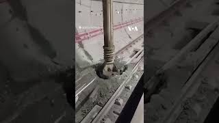 Drill Accidentally Opens Hole in Istanbul Underground Track  VOA News shorts [upl. by Dickie]