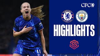 Chelsea Women 20 Manchester City  HIGHLIGHTS amp MATCH REACTION  WSL 2425 [upl. by Lezned871]