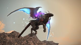 FFXIV Lynx of Abyssal Grief  Zeromus Mount [upl. by Aerdnaxela262]