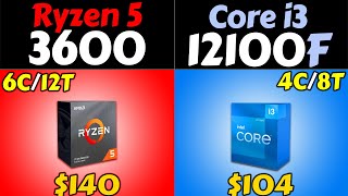 R5 3600 vs i312100F  Worth Spending EXTRA Money [upl. by Atnicaj]