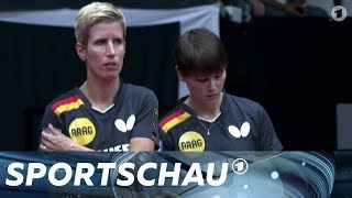 TischtennisEM  Gold für DamenDoppel  Sportschau [upl. by Laden]