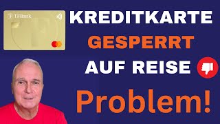 Kreditkartensperrung Problem TFBank Kreditkarte  Minimalismus mit Kreditkarten und die Folgen [upl. by Kleinstein399]