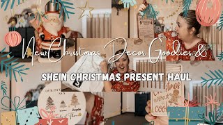 NEW XMAS GOODIES amp XMAS SHEIN HAUL  vlogmas [upl. by Jodi438]