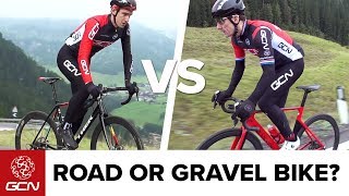 Road Vs Gravel Bike  Is A Gravel Bike Really Any Slower  GCN Does Science [upl. by Lisbeth]