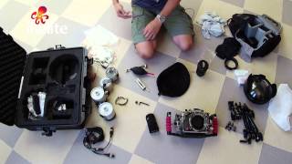 Assembling Ikelite Housing amp Strobes [upl. by Attlee]