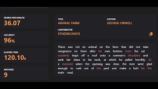 Mouse typing 36wpm with silly mistakes [upl. by Ives49]