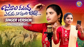 JUWALA MANDA EDURUCHOOSTUNDI BIDDA  SINGER VERSION  FOLK SONG 2024 MANJULAYADAV [upl. by Nosnar42]