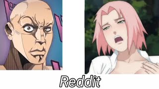 the rock reacts to anime vs reddit [upl. by Ayouqat]