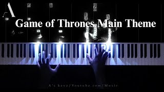 Game of Thrones  Main Theme  Piano cover [upl. by Nolrah]