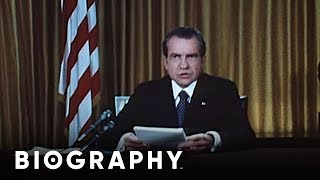 Richard Nixon  US President  Mini Bio  BIO [upl. by Sehguh]