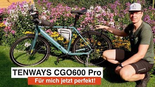 Für mich jetzt das perfekte UrbanEBike  TENWAYS EBike CGO600 Pro [upl. by Accemahs]