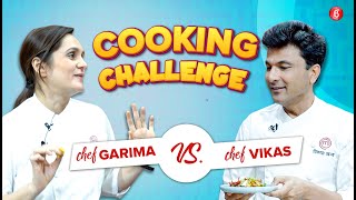 Vikas Khanna vs Garima Arora in a HILARIOUS Cooking Challenge  Sandwich Recipes  MasterChef India [upl. by Thema]