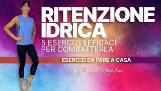 5 ESERCIZI EFFICACI ANTI RITENZIONE IDRICA [upl. by Magocsi]