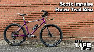 Scott Impulse Retro Trail Bike  Restoration MTB Build [upl. by Macgregor]