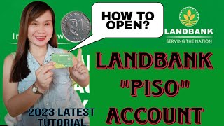 Best for STUDENTS How to Open PISO LANDBANK ACCOUNT  3 easy steps [upl. by Torie115]