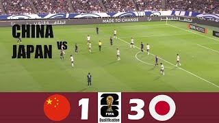 China vs Japan 13  2026 FIFA World Cup Qualifiers  Match Highlights [upl. by Euton]