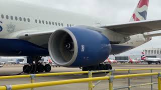 Rolls Royce Trent 800 Airstarter start up [upl. by Jun]