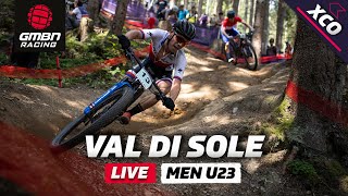 Val Di Sole Cross Country Under 23 Men  LIVE XCO Racing [upl. by Kcid]