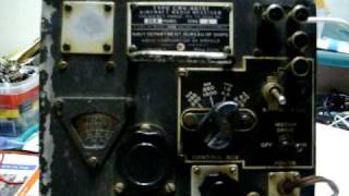 Naval aircraft radio vintage WW2 part 1 CRV46151 ARB receiver [upl. by Notslar]