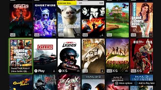 Xbox Game Pass All Available Games July 2023 💚 [upl. by Nickelsen320]