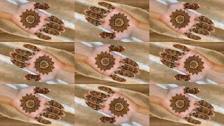 Very Easy gol tikki rakhispecial Mehedi new dijain Beautiful Mehandi ka design for Rakshabandhan [upl. by Leunad961]