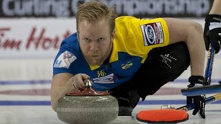 CURLING NORSWE World Mens Chp 2015  Final [upl. by Ahsieni]