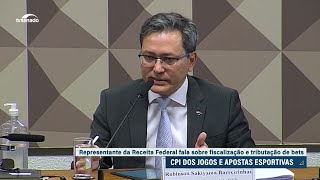 CPI das Apostas Representante da Receita promete mais fiscalização [upl. by Chadwick]