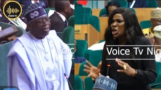 quotNothing To Celebrate Nigerians Are Hungryquot Female Rep Tackle Tinubu At Joint Seating [upl. by Eilis192]