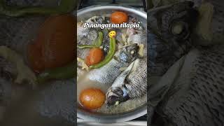 Pinangat na tilapia 😋 shortvideo ytshorts [upl. by Ranita]