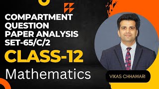 CompartmentImprovement Mathematics question paper Set 65C2 analysis 2023 [upl. by Aneek]