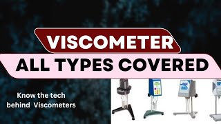 Viscometer Types of viscometer [upl. by Gnouhc]